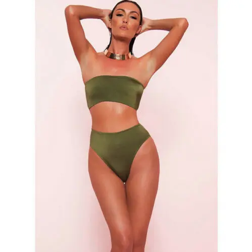 

2019 Women Sexy Push-up Padded Bikini Set Crop Top +High Waist Short Swimwear Swimsuit Bathing Suit Lot