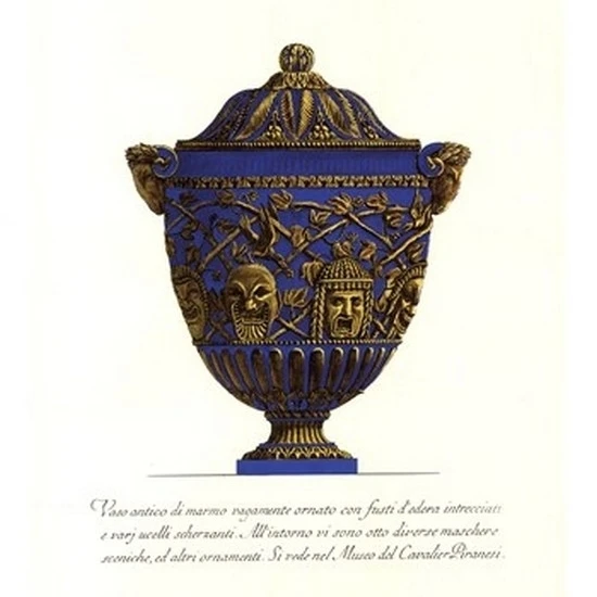 Синий Urn III плакат печать Баптиста (13x19) | Дом и сад