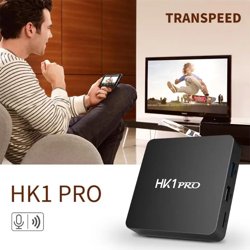

HK1 Pro Android 8.1 TV BOX 4GB RAM 32GB/64GB ROM Amlogic S905X2 Quad Core Dual Band WiFi Set Top TV Box for Home Smart TV Box