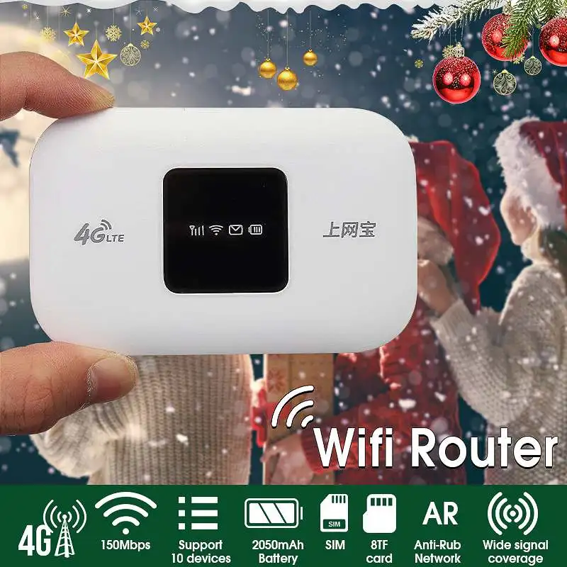 

150Mbps 4G Router Portable WiFi Car WiFi Mobile Hotspot Energy Saving 3 Model 4 Model 5 Model 6 Model