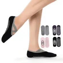 Весенние и летние носки-тапочки с захватом для женщин Нескользящие, для йоги и танцев носки женские высококачественные носки для пилатеса противоскользящие