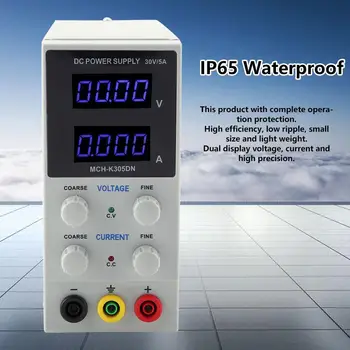 

MCH-305DN DC Power Supply 4 LED High Accuracy Mini Adjustable DC Power Supply 30V 5A 110V/220V Switch Power Supply