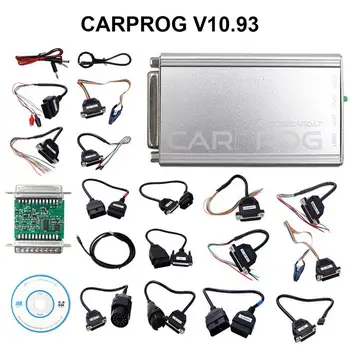 

New Carprog V10.93 Carprog V10.0.5 V8.21 Car Prog ECU Chip Tunning Car Repair Tool Carprog 10.93 With All 21 Items Adapters