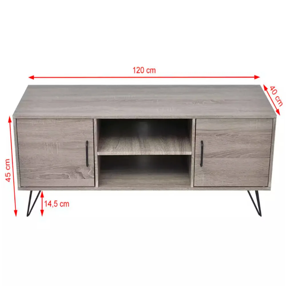  vidaXL Modern TV Stand TV Table Cabinet Home Media Entertainment Console Stand For Flat Panel Livin