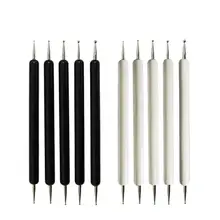 Ручной DIY двухсторонний акриловый барный круглый конец отступ ручка