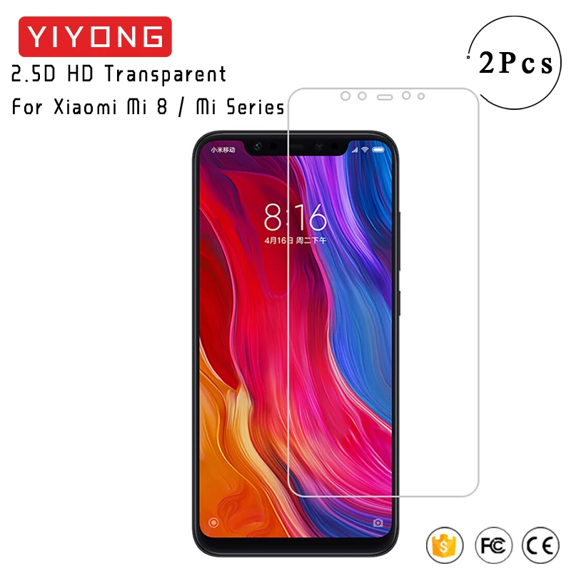 Стекло YIYONG для Xiaomi Mi 8 Mi8 SE Pro 6X Note 3 закаленное стекло защиты экрана A2 Lite A1 Mi6 X Mix 2