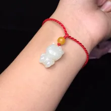 Pulseira Feminina/ распродажа браслет Erkek Bileklik Pulseira Masculina Yu Xuan, Hotan милый котенок от производителя