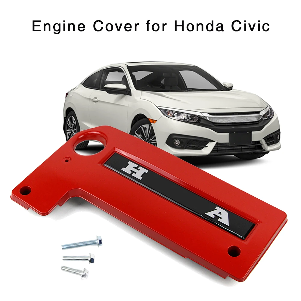 

for Honda Civic 2016 2017 2018 Sedan Coupe 1.5L Engine Cover Protector Hood Bonnet Soundproof Guard Type R Style