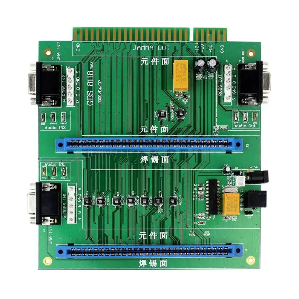 GBS-8118 Arcade Game Multi JAMMA 2 in 1 Switch Remote Control PC Board Jamma Switcher | Электроника