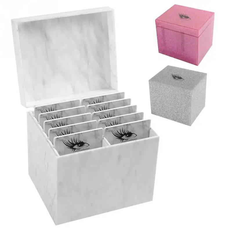 10 Layers False Eyelash Extension Storage Box Display Holder Case
