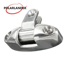 Оборудования Mountain Тип место, пригодный для морской яхты с резиновыми накладками Нержавеющая сталь 316 Серебряный поворотный стержень палубы БИМИНИ