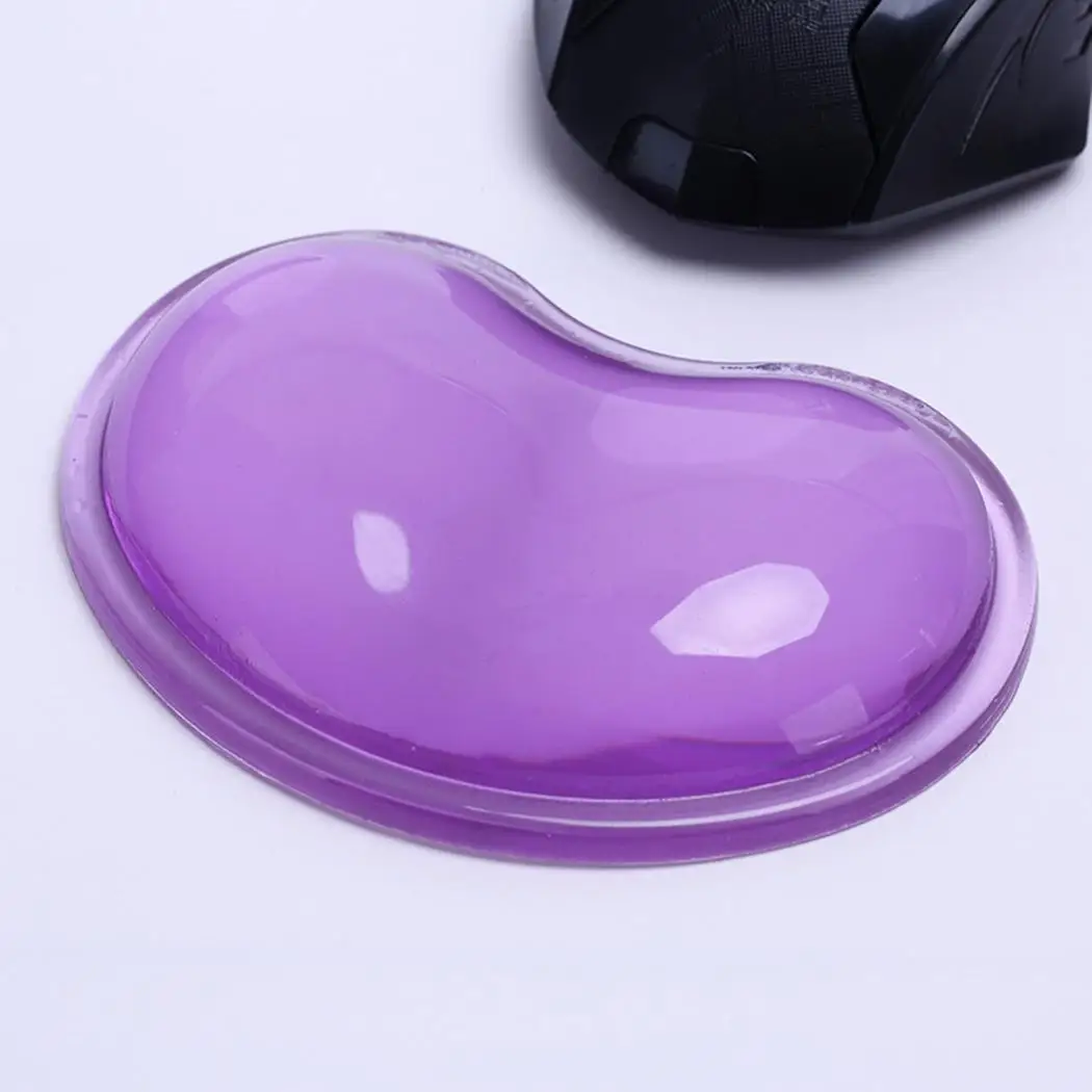 

Heart-shaped Silicone Mouse Pad Cute Non-slip pad,heart-shaped. Red, Purple, Green, Blue Hand Wrist Mat