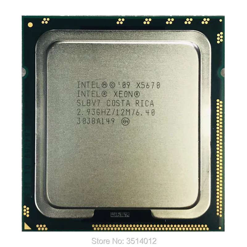 

Intel Xeon X5670 2.933 GHz Six-Core Twelve-Thread CPU Processor 12M 95W LGA 1366