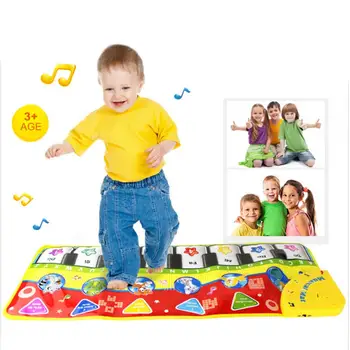 

New Multifunction Soft Baby Play Mat Activity Piano Pedal Fitness Frame Music Bed Bell Pay Gym Toy Floor Crawl Blanket Carpet