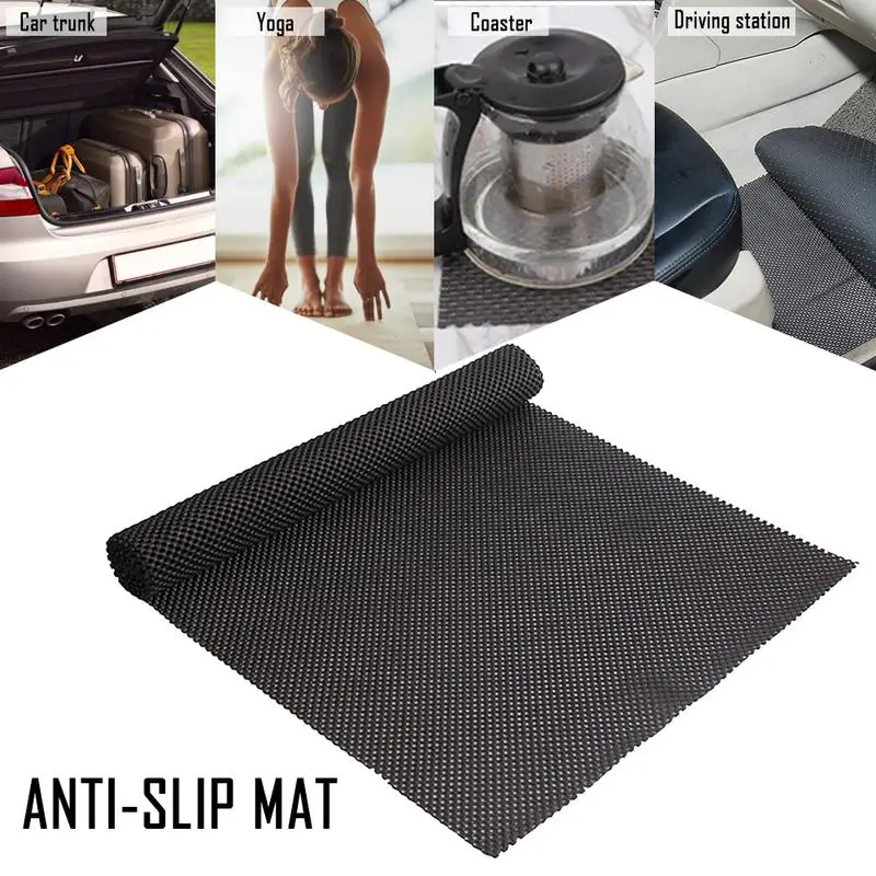 

DIY Car Nonslip Mat Cab Trunk Antislip Mat Dashboard Sticky Pad Non Slip Mat Black PVC Holder Sticky Carpet