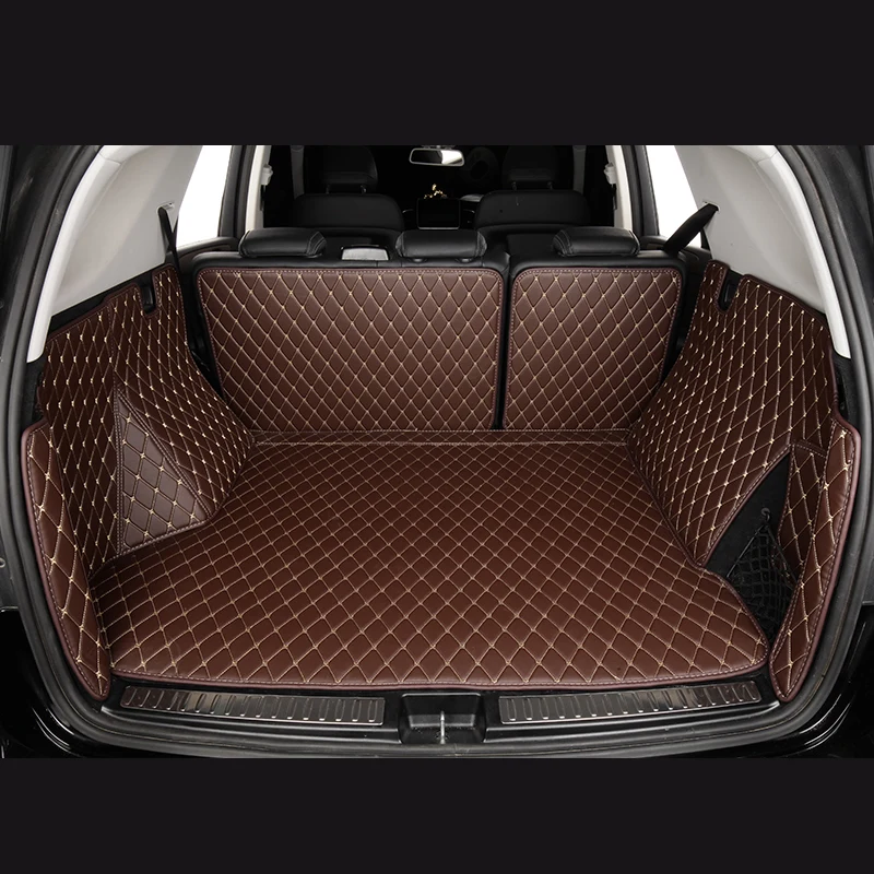 Trunk Mat For Audi Q7 2017 Up Anti Slip Rubber Cargo Liner Car