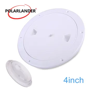 

1 Piece ABS Round For Boat Yacht Marine Deck Plate No Screw 4/6/8 Inch Anti-corrosive White Inspection Access Hatch Cover Tight
