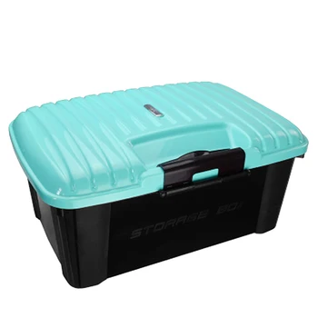 

Car Trunk Organizer Car Trunk Storage Box Car Storage Box Plastic Multifunctional SUV Storage Box(Blue)