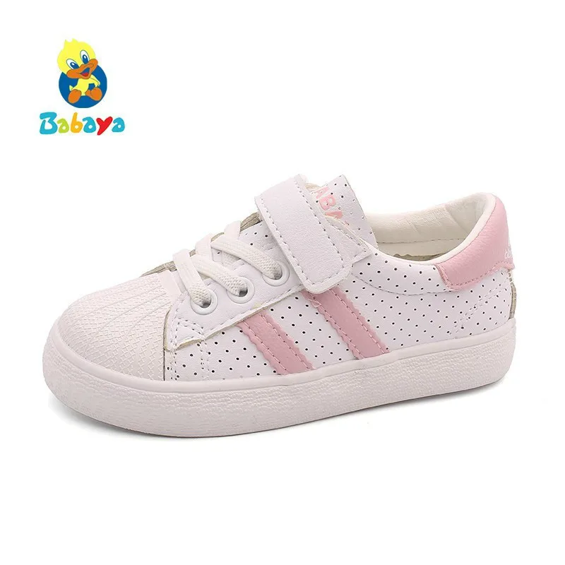

Babaya Girls Shoes Boys Shoes Kids Casual Shoes For Girl Artificial Leather 2019 Spring New Fashion Children Sneakers Girls