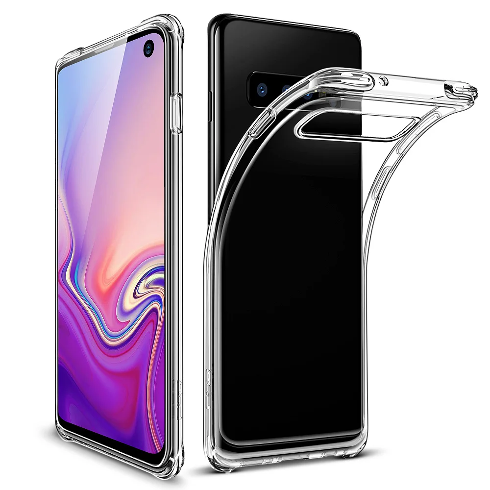 Подушка безопасности для чехол для телефона для samsung S10 5G S10E S10Plus Coque Galaxy A70 A50 A40 A30 A20 A10 M20 M10 S9 S8 A750 против падения TPU Защитный чехол