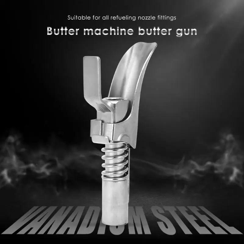 

Grease Coupler Lock Pliers High Pressure Quick Grease Gun Fitting Double Handle Grease Filling Head Self-Locking Grease Mouth