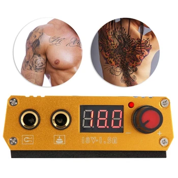 

2Types Strong Magnetic Tattoo Machine Power Supply for Tattoo Machine Foot Pedal Tattoo Power Supply Body Makeup Tools