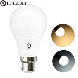 1X светодио дный 5X 10X Digoo Lark серия Dimmable led E27 B22 12 Вт Высокий PF Высокое качество глобус лампочка AC220-240V-1 шт. теплый белый B22