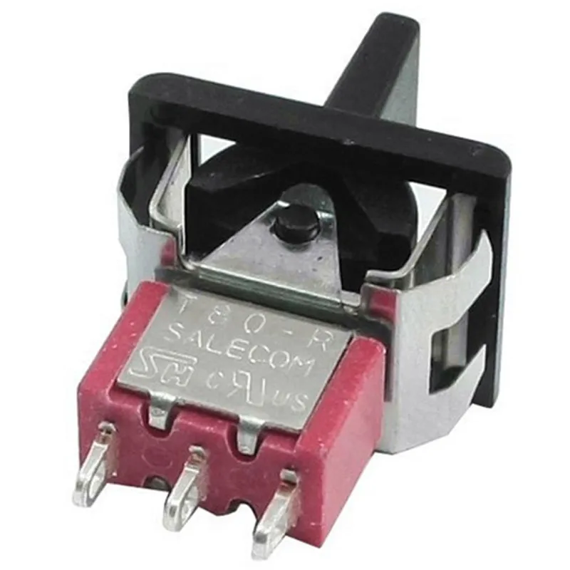 2 шт./лот клавишный переключатель AC250V/3A 125V/5A мгновенный SPDT 3 позиции тумблер