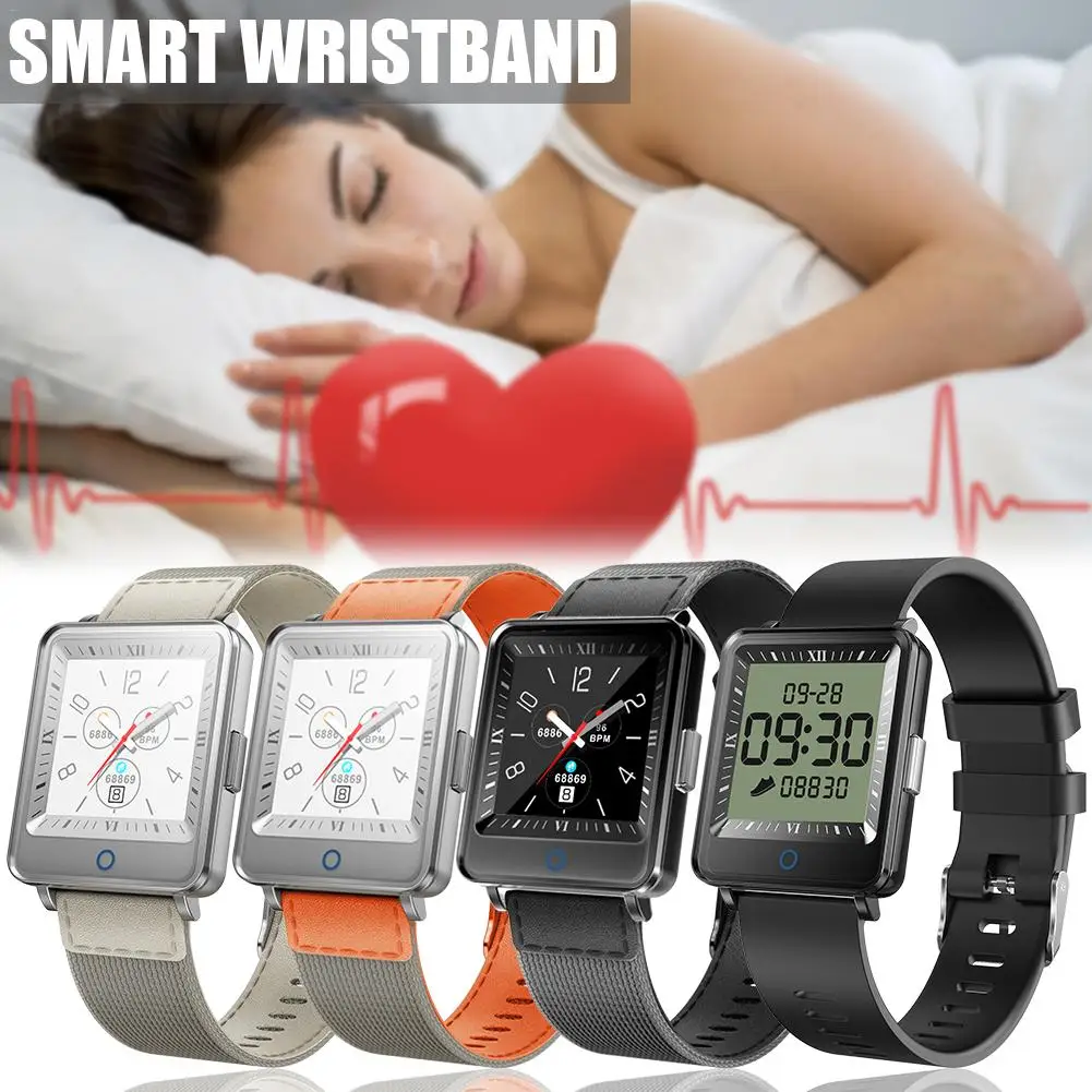 

CV16 Smart Bracelet Bluetooth 4.0 Waterproof Heart Rate Blood Pressure Blood Oxygen Monitoring Call Reminder Sports Bracelet
