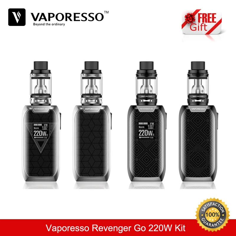 

Cigarette Electronique Vaporesso Revenger Go 220W TC Box Mod 5000mAh 5.0ML Vaporizer Vape Electric Cigarette Kit e Cigarette
