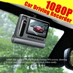 3 ''30fps 1080 P bluetooth наушники Hands-free автомобильный dvr видео рекордер ночного видения Поддержка режима цикличной записи Парковка Мониторинг