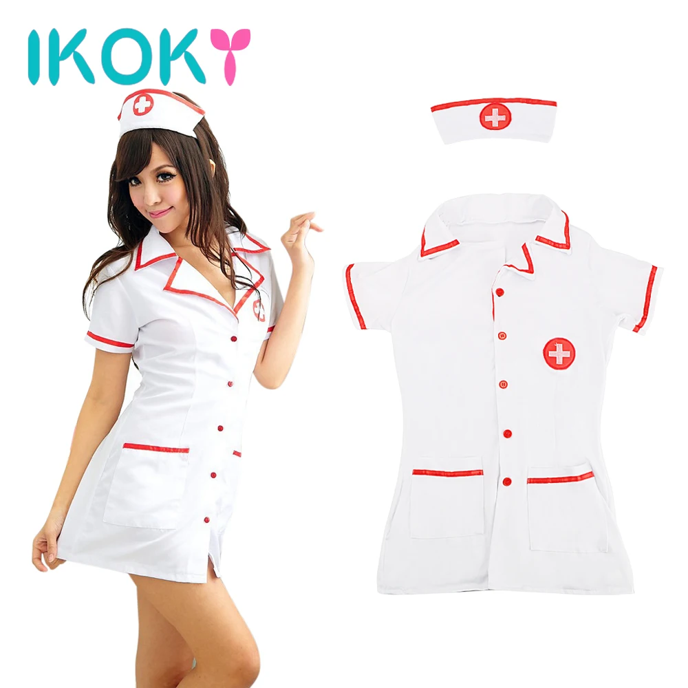 Ikoky Costumes Sexy Nurse Uniforms Nurse Costumes Cosplay Erotic 