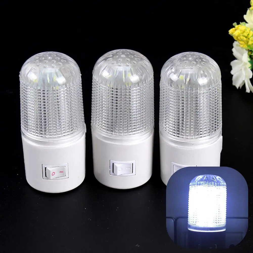 

EU/US Plug LED Wall Mounted Plug-in Emergency Night Light Home 3W Bedside Lamp