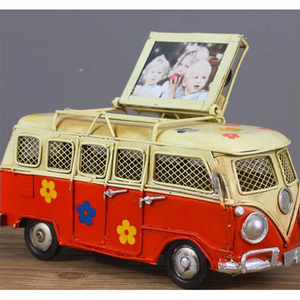 1 шт. креативный винтажный автобус Уникальный Прочный Копилка банковские игрушки красный копилка игрушка для подарка украшения детей