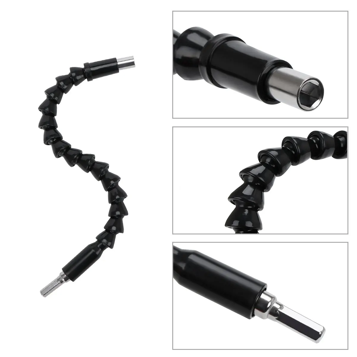 33 Pcs 1/4 inch Flexible Hex Shaft Screwdriver Power Drill Bit Extension 11 Inch Quick Change Connect Hex Drive Drill Bits Soc 33 Pcs 1/4 inch Flexible Hex Shaft Screwdriver Power Drill Bit Extension 11 Inch Quick Change Connect Hex Drive Drill Bits Soc