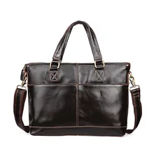 Натуральная кожа Сумки Для женщин деловая кожаная сумка-тоут для ноутбука из коровьей кожи на плечо сумка-мессенджер с карманом через плечо