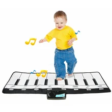 Детский многофункциональный коврик для фортепиано, музыкальный инструмент, одеяло, клавиатура, музыкальный танец, одеяло, обучающая развивающая игрушка