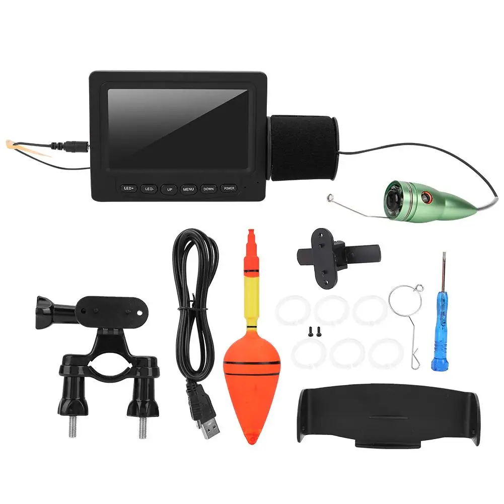 

Colorful Underwater Visual Fish Finder Video Camera 4.3" HD Monitor Display Ice Fishing Video Camera Fishing Tackle Kit