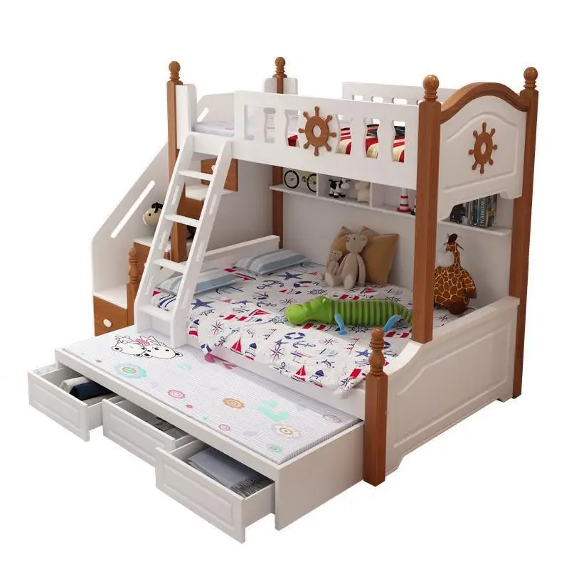 Infantil Yatak Odasi Mobilya Literas Madera Quarto Deck Single Cama bedroom Furniture Mueble De Dormitorio Double Bunk Bed