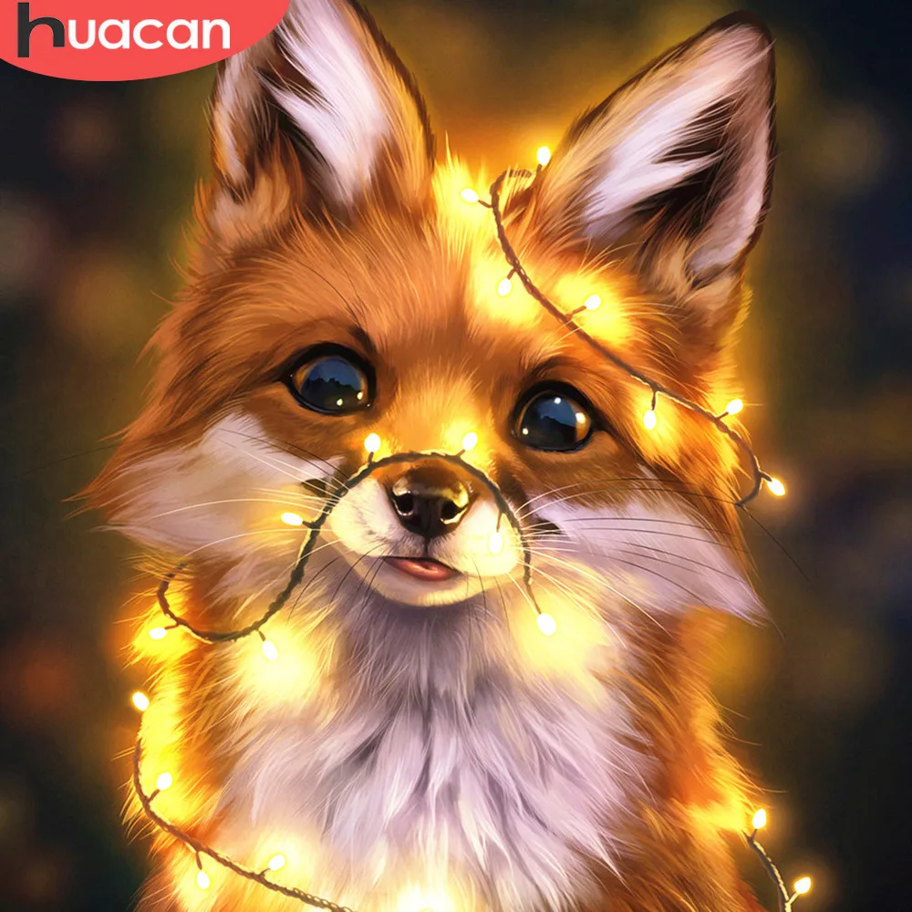 

HUACAN Diamond Embroidery Animals Pictures Of Rhinestones Hobby And Handicraft Diamond Painting Dog Cross Stitch Mosaic Diamond