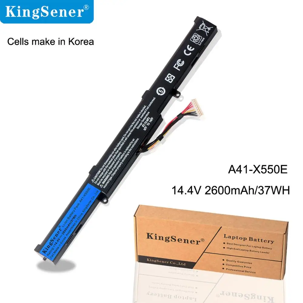 

KingSener A41-X550E Battery for ASUS X450 X450E X450J X450JF A450J A450JF A450E F450 F450C F450V F450E X751MA X751l K751L X750JA