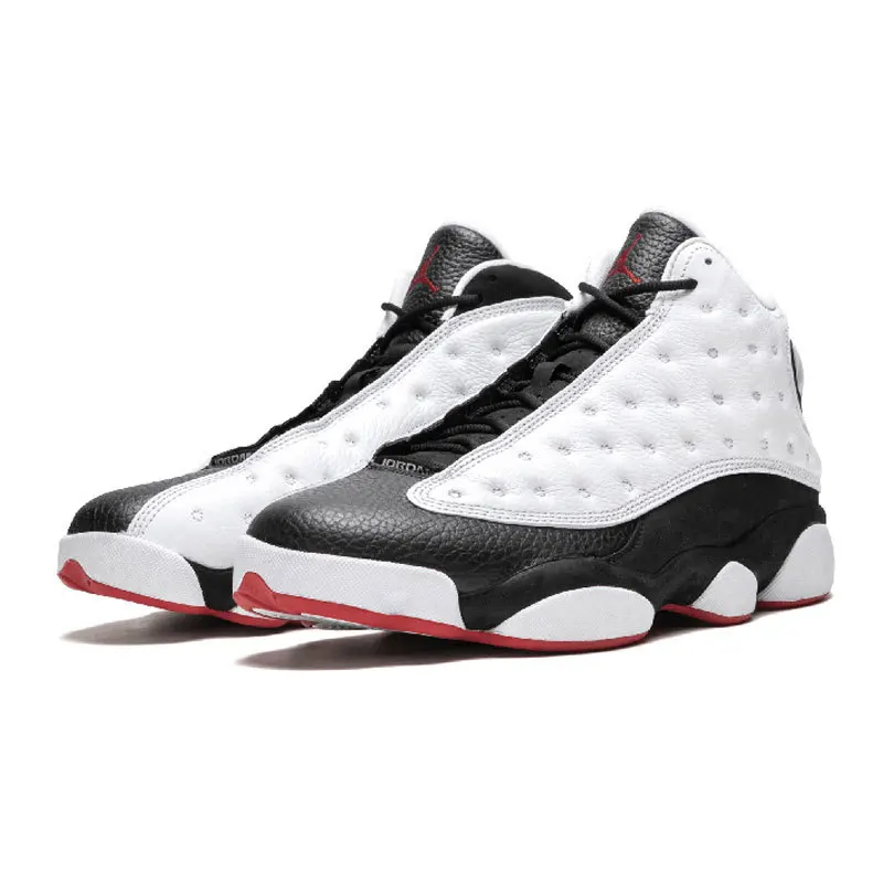 نايك الجوية الأردن 13 Aj13 جديد وصول الرجال حذاء كرة السلة الأسود والأبيض الباندا الحركة محفورة رياضية مريحة #414571- 104 نايك الجوية الأردن 13 Aj13 جديد وصول الرجال حذاء كرة السلة الأسود والأبيض الباندا الحركة محفورة رياضية مريحة #414571- 104