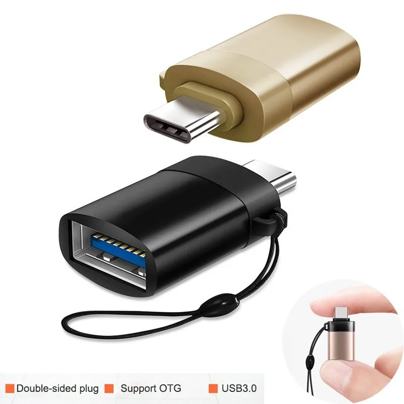 OTG Usb C к USB 3 0 адаптер для Macbook Pro samsung huawei Xiaomi на Go type Usb-c зарядный преобразователь
