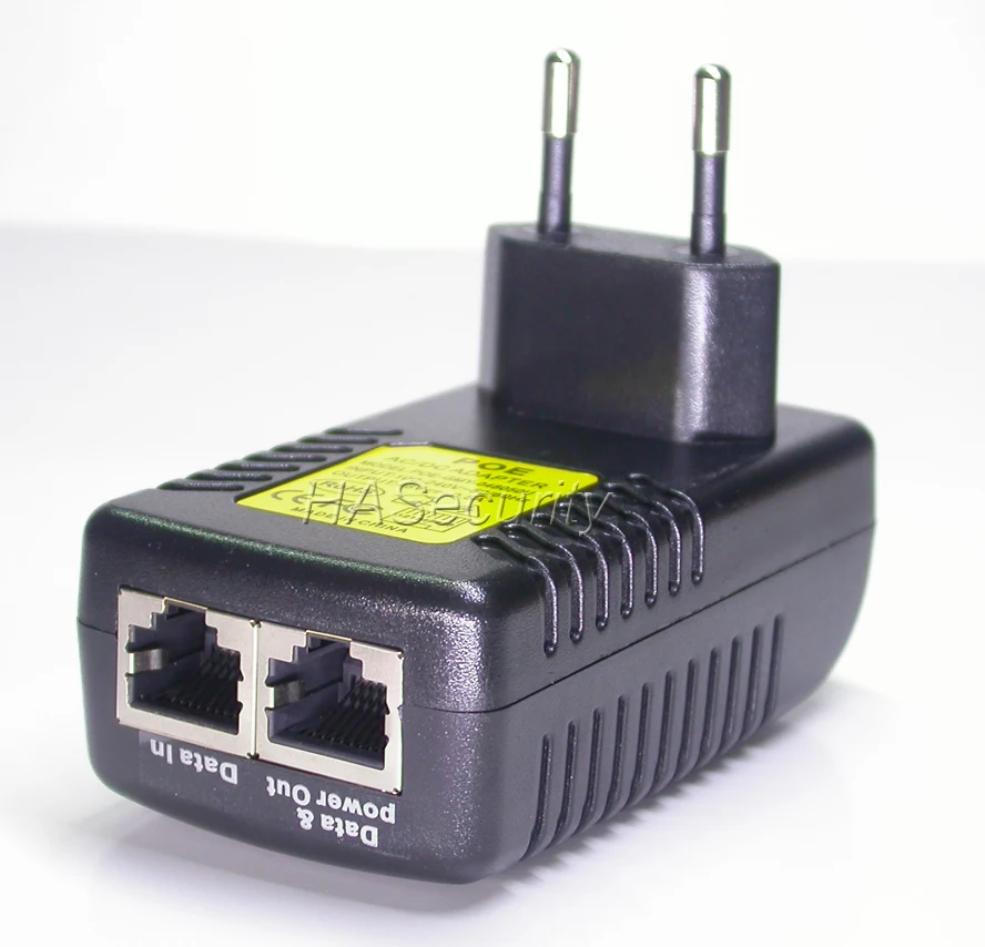 Инжектор питания POE для сетевой IP камеры вход AC100 240V/выход постоянного тока 48 В