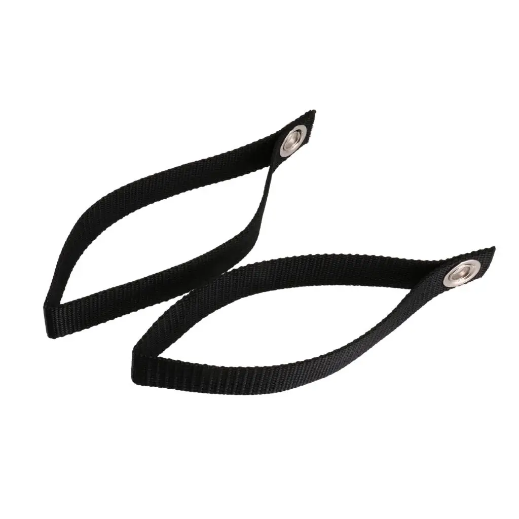 

2x Hood Loops Anchor Straps Tie Down Hood Kayak Canoes Black