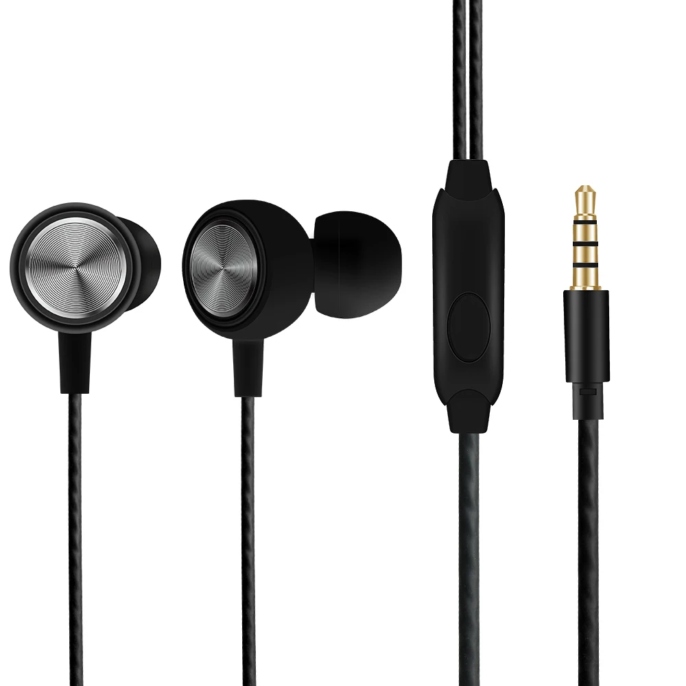 3.5mm Wired Headphone Headset Stereo Music Earbuds Earphone Hands free