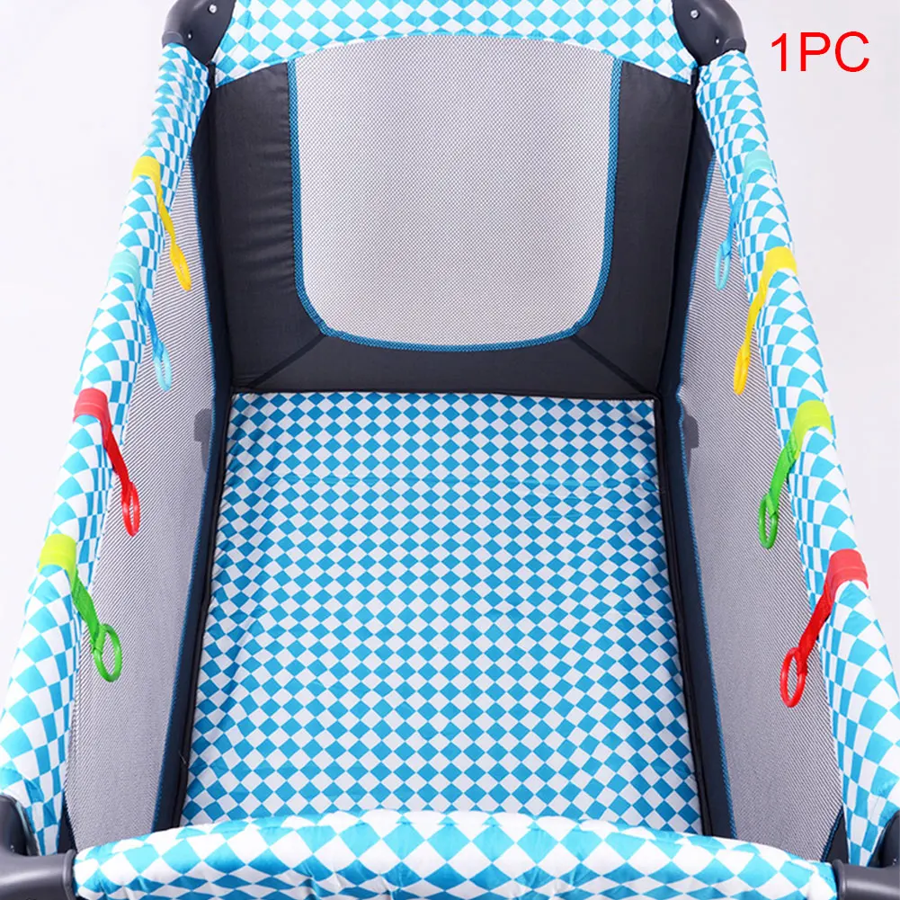 

Baby Bed Crib Travel Stand Up Space Saving Wake Up Portable Multi-color Pendants Toys Hook Foldable Pull Ring Home Non-toxic
