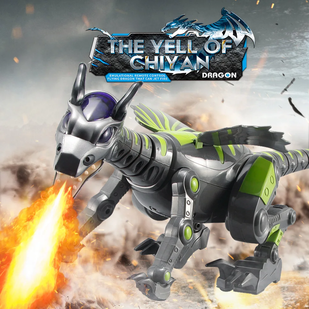 

Hot Sales RC Dinosaur Infrared Remote Control With Light Crawling Dancing Dinosaur Model Toy RC Animals Toys Kids Gifts