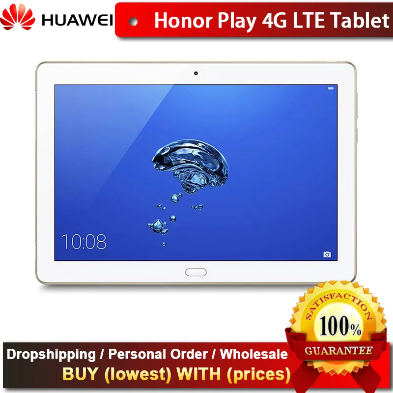 HUAWEI Honor Waterplay-L09B 4G LTE планшетный компьютер ---- 10 1 \ &quotОС Android 7 0 Kirin 659 8 Core B