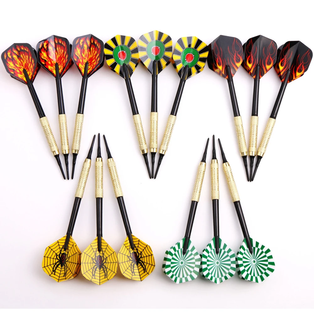 

2018 Professional 15pcs/set Dart Soft Tip Darts for Electronic Dartboard Plactic Tip Points New Party Gifts